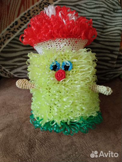 Мочалки ручной вязки