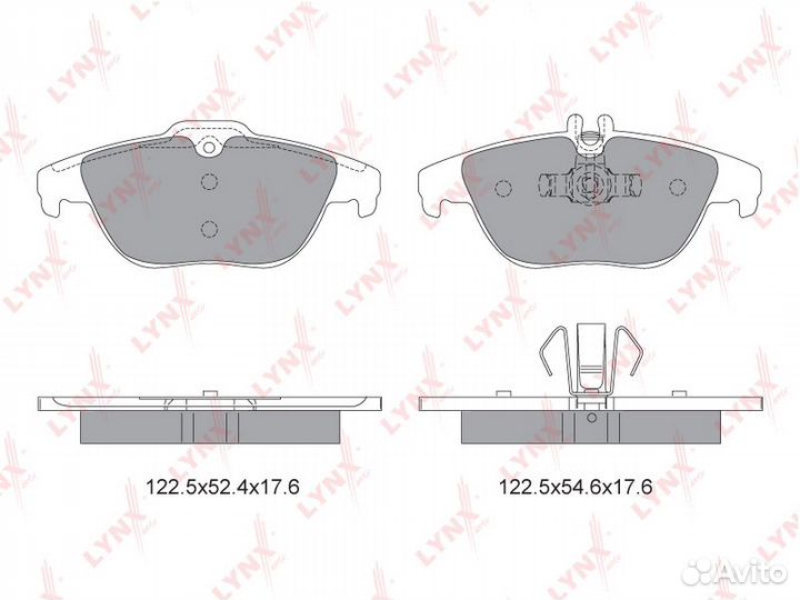 Колодки тормозные задние mercedes-benz C180-350(W204) 07 / E200K-500(C207) 09 / GLK200D-350(X204)