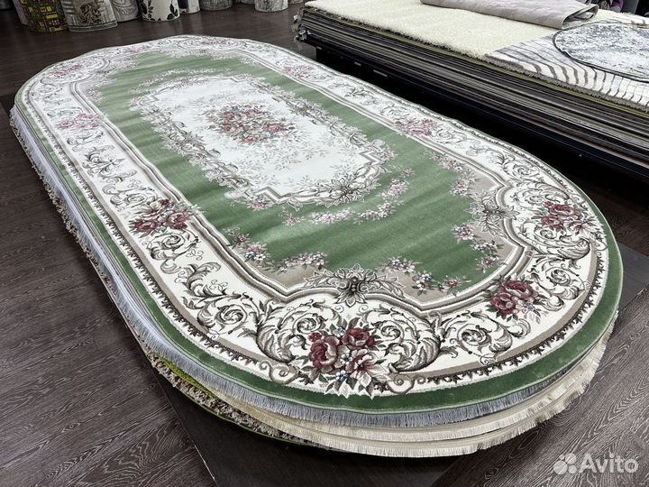 Ковер классический 2*4 зеленый