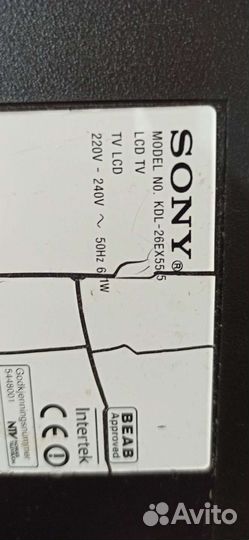 Разбор sony KDL-26EX555