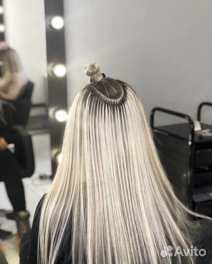 Наращивание волос рассрочка premium материалы