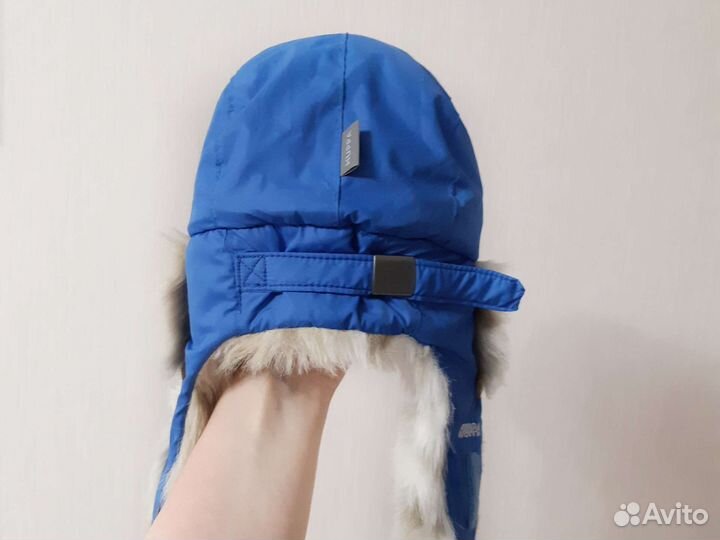 Детская шапка зимняя р.51/53 huppa мембрана, синяя