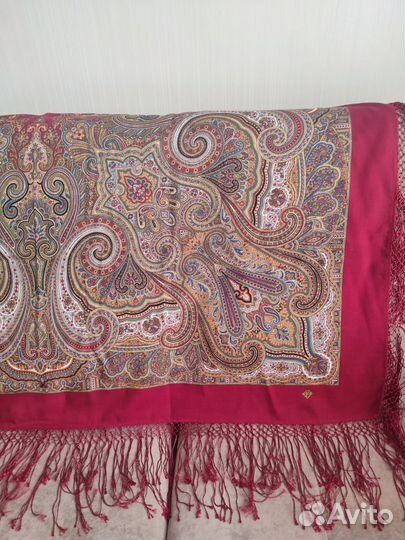 Павловопосадский платок шаль Драгоценная