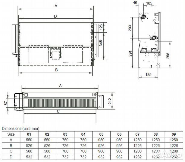 Фанкойл general climate GCO-W-02 2T