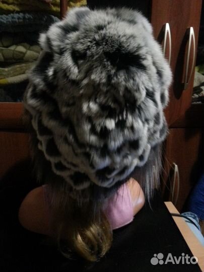 Меховая зимняя шапка