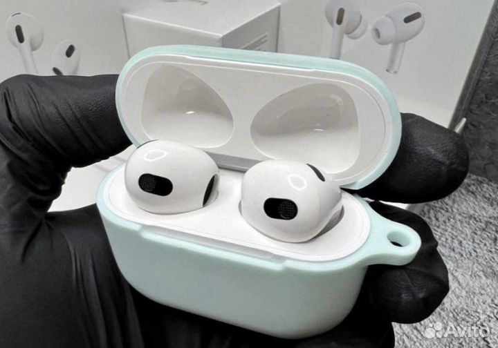 Airpods 3 бесплатная доставка, гарантия и чехол