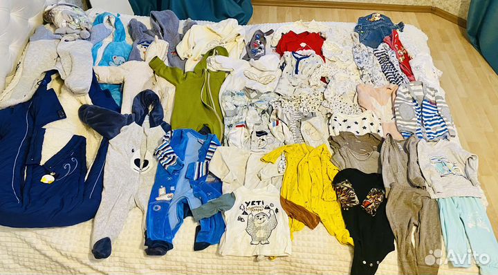 Вещи пакетом на мальчика от 3 до 6 мес