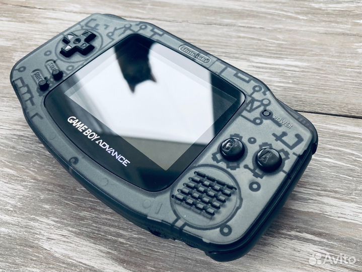 Game Boy Advance IPS «GunMetal»