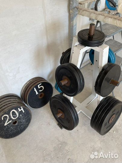 Грифы, гантели, блины