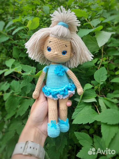 Кукла вязаная ручная работа
