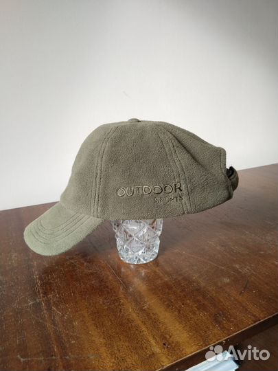 Кепка- бейсболка Outdoor флис зелёная 59р