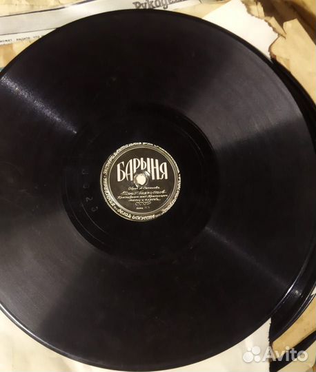 Пластинки для патефона 40 штук