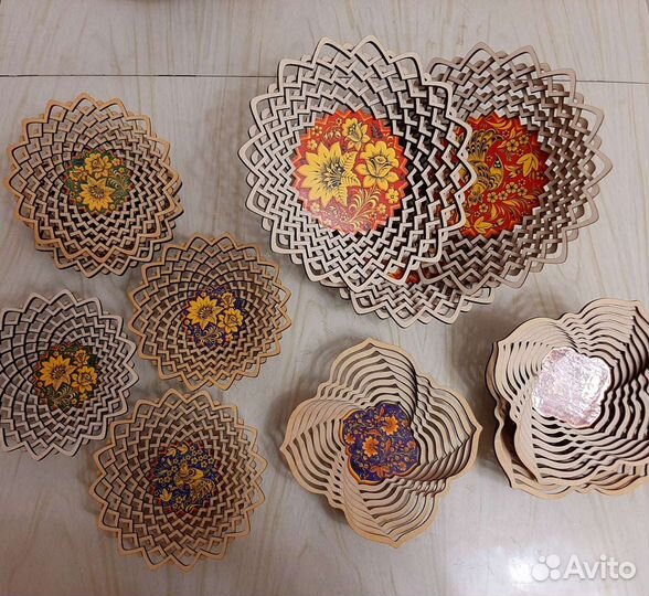 Вазы из дерева