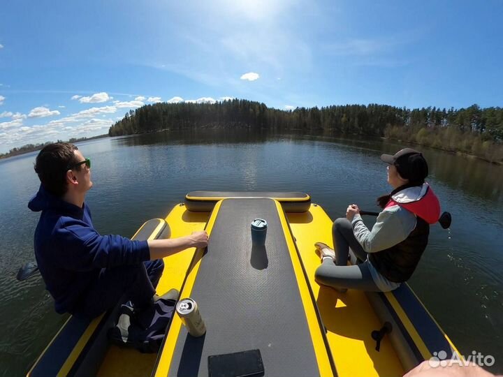 Плот надувной 3х2 DWF Airdeck 20 см