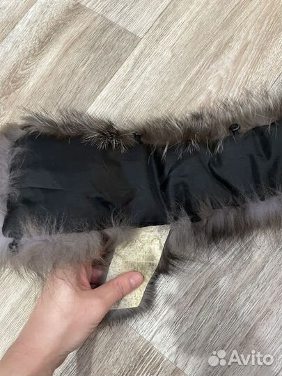 Меховой воротник из лисы