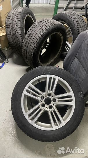 Оригинальные диски бмв r18 на зимней резине