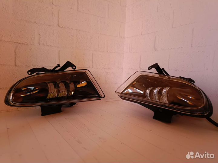 Светодиодные противотуманные фары на Accent 5 линз