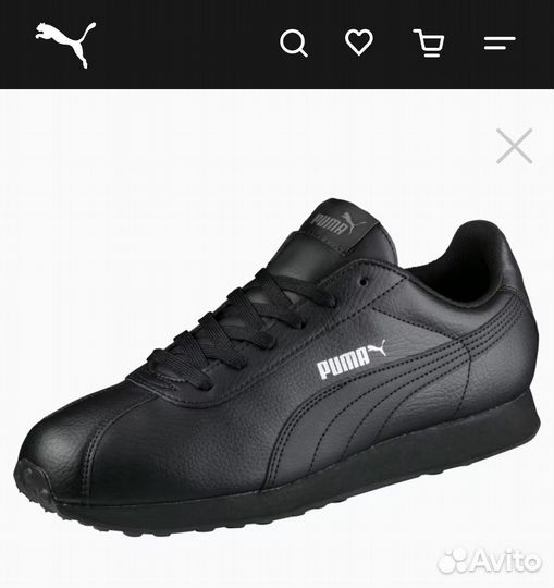 Оригинал Кроссы Puma Turin Кожа US 14/48/32см