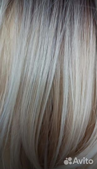 Парик каре блонд