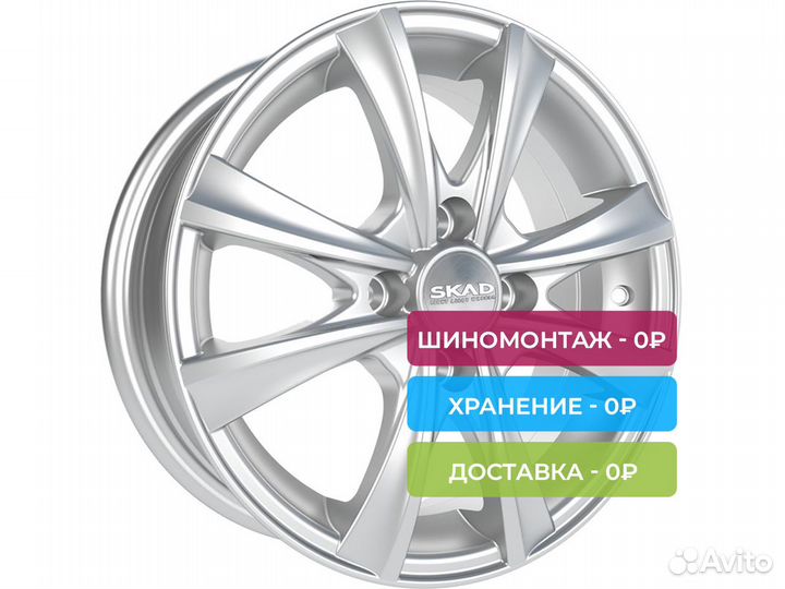 R15 4x100 6J ET50 D60,1 Скад Мальта селена