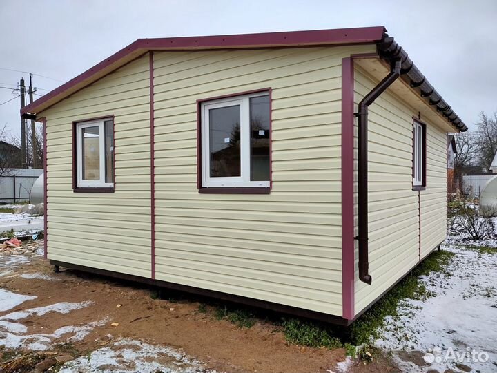 Бытовка для дачи с верандой, дачный домик