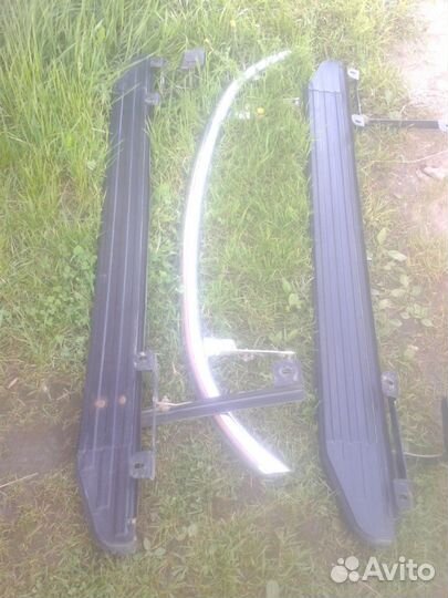 Защита бампера и ступени