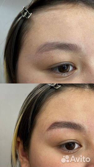 Оформление бровей