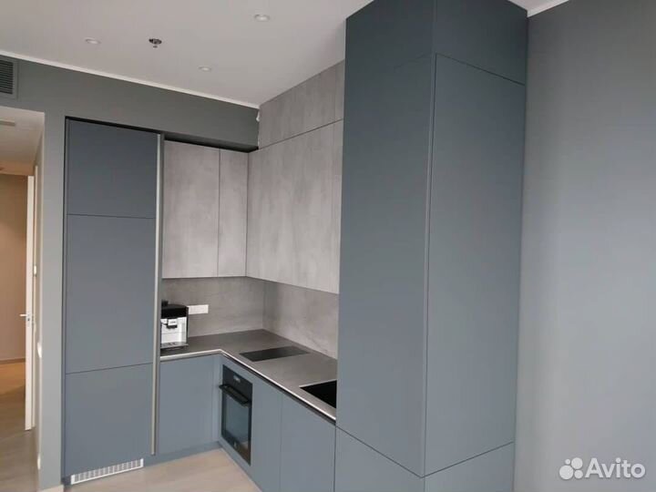 Кухня на заказ матовае фасады soft touch