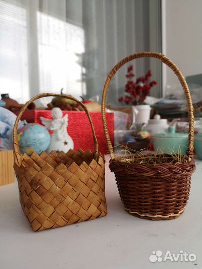 Металлические коробочки, корзинки