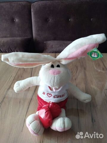 Мягкая игрушка заяц