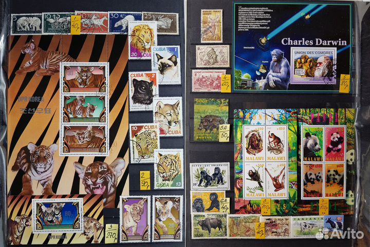 Марки. Фауна. Набор № 3