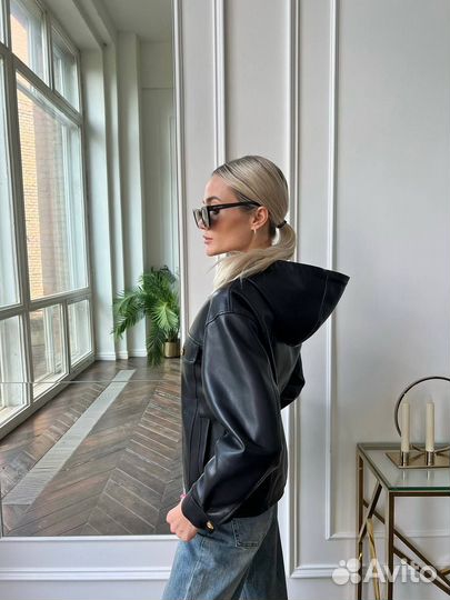 Кожаная куртка косуха 42 44 46