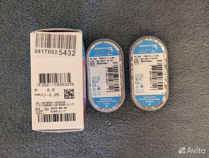 Контактные линзы Bausch & Lomb PureVision 2 HD