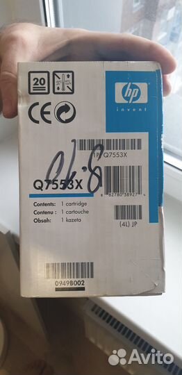 Картридж HP Q7553X (черный) для LaserJet M2727nf