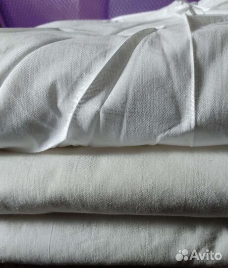 Ткань хлопок белая