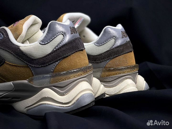 Женские Кроссовки Нью Баланс 9060 Хаки Размер 40