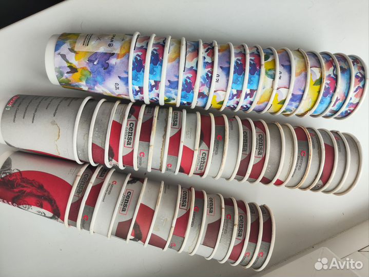 Стаканчики для рассады бумажные бу