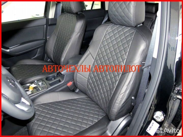 Чехлы Автопилот Mazda CX-5 1 из экокожи чёрные