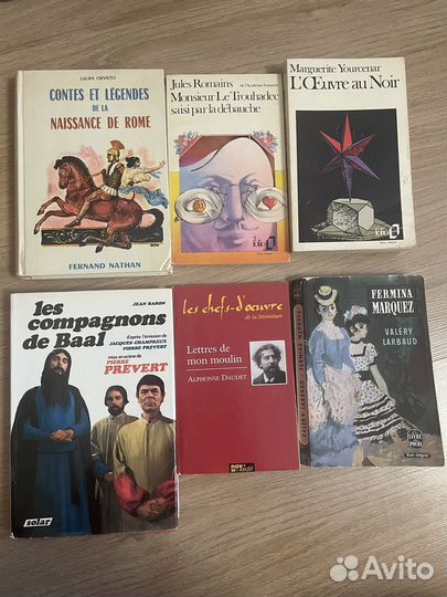 Много книг на французском языке