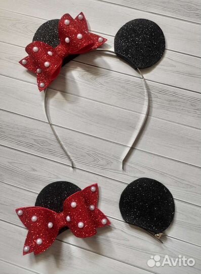 Ободок с ушками Микки Маус