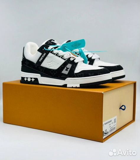 Кроссовки Louis Vuitton Trainer черные