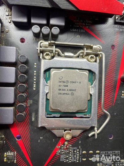 Материнская плата с процессором i5