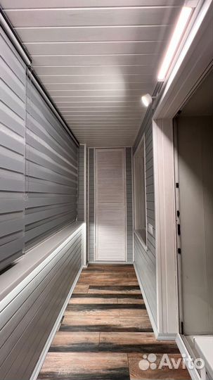 Обшивка лоджий и балконов