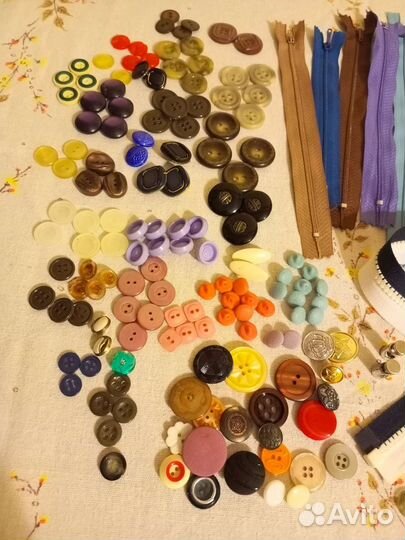Молнии, пуговицы и запонки