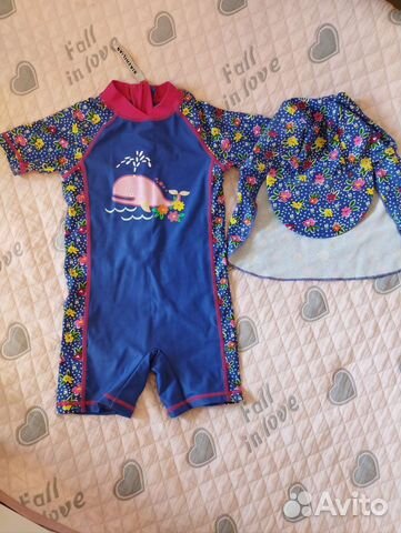 Купальный костюм с уф защитой для девочки