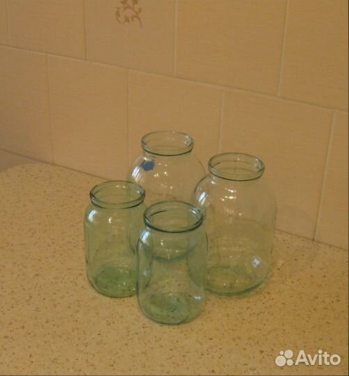 Банки стеклянные 1 л и 2 литр