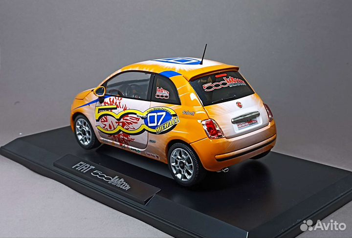 Fiat 500 Wroom 1:18 Norev