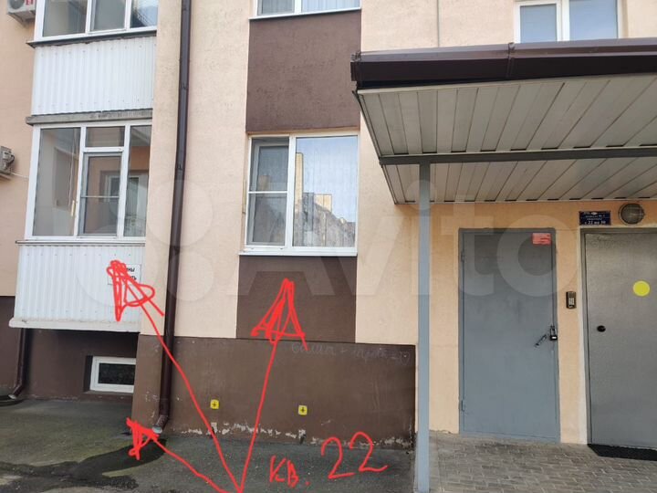 2-к. квартира, 56,3 м², 1/3 эт.