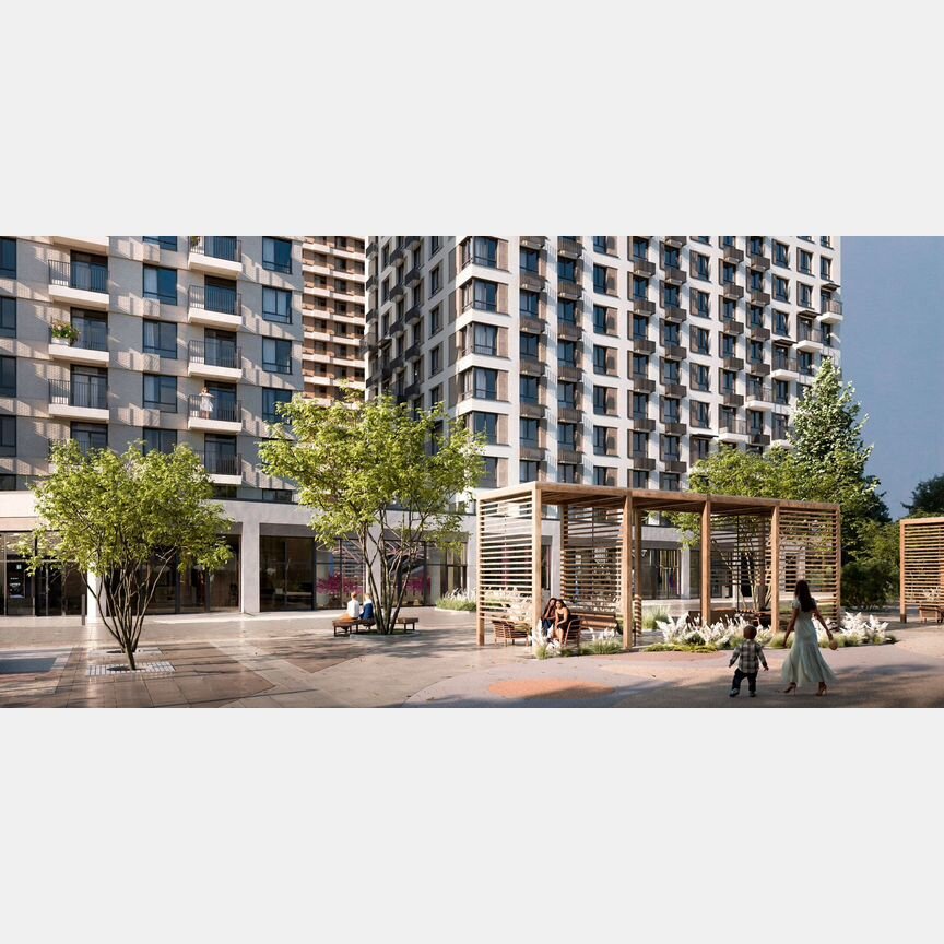 2-к. квартира, 65,8 м², 10/16 эт.