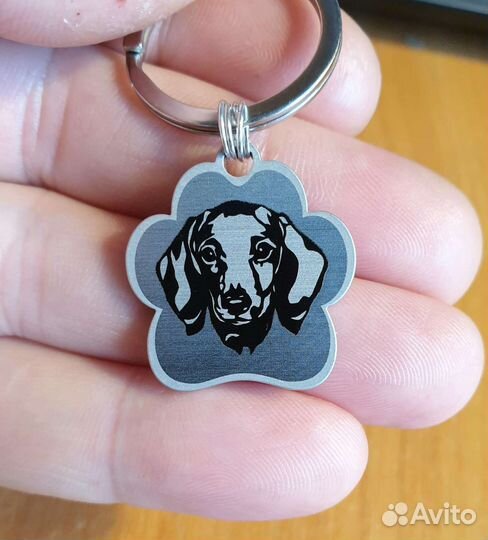 Подвеска адресник на ошейник для собаки